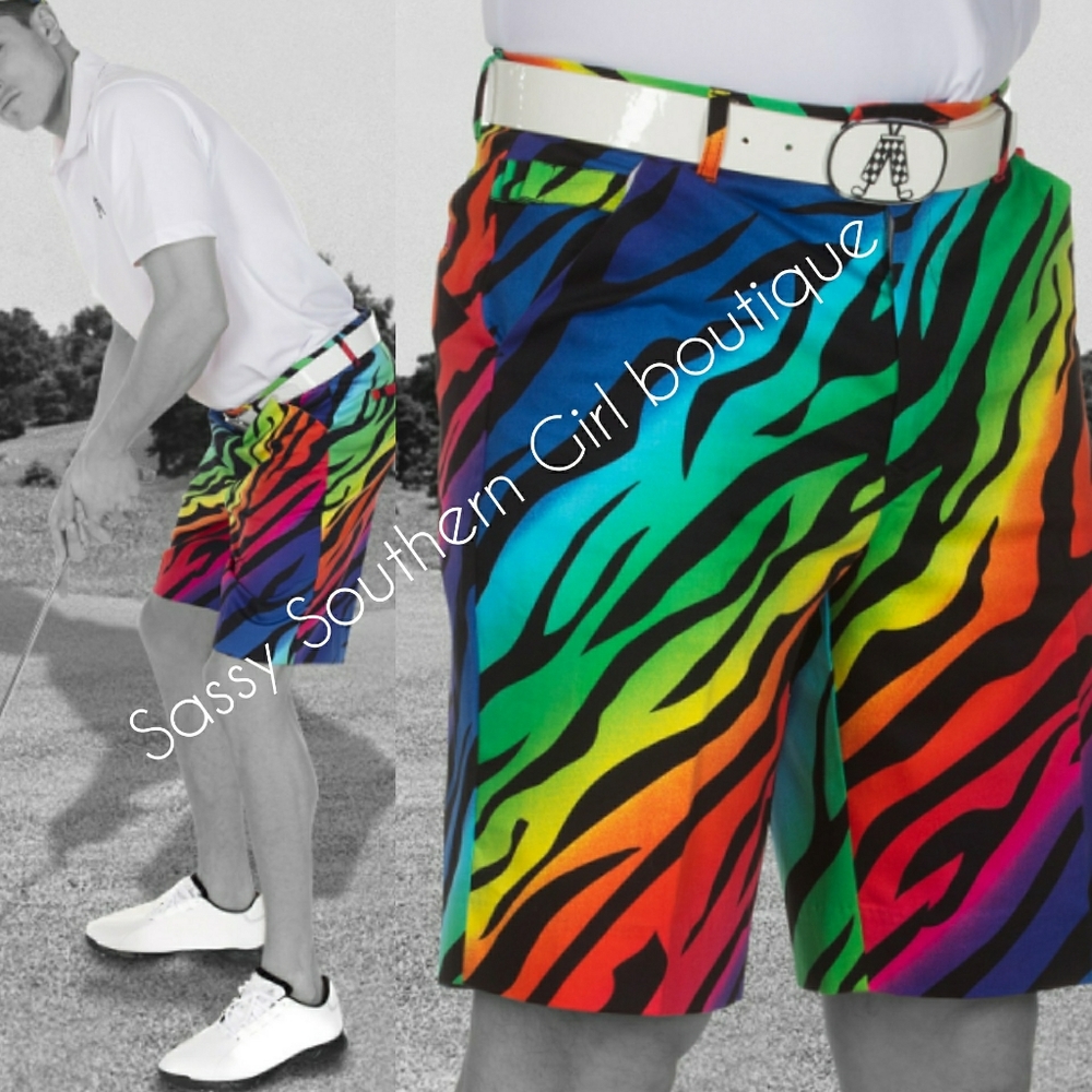 ⭐🆕 Royal and Awesome wild ones golf shorts